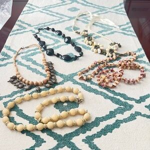 Used. Lot of 5 necklaces.